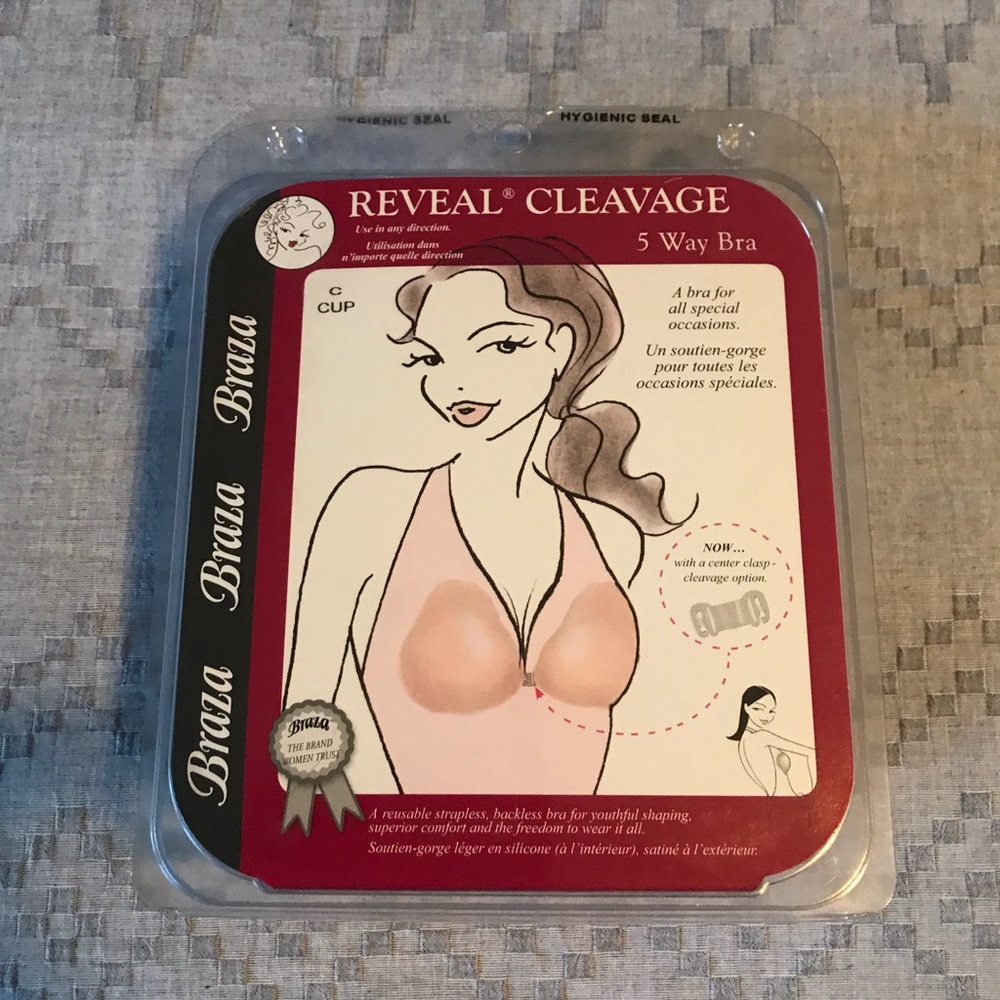 Strapless push up bra